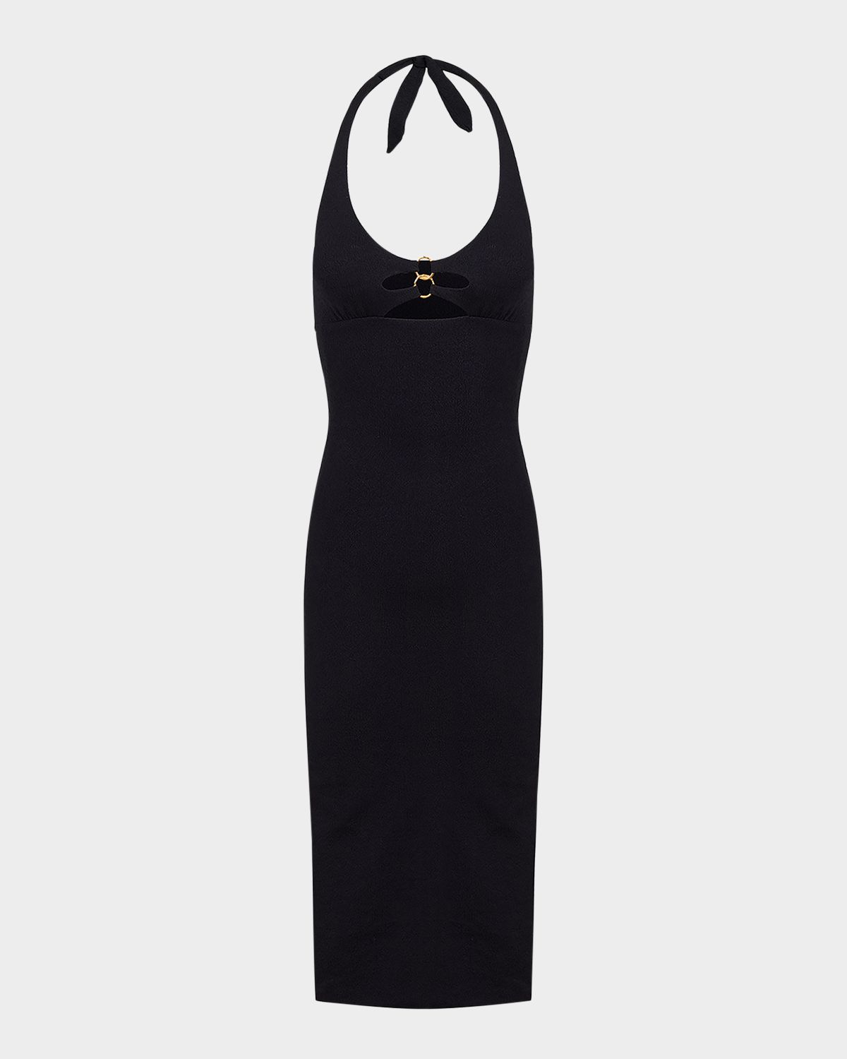 Vix Firenze Alanna Keyhole Halter Midi Dress