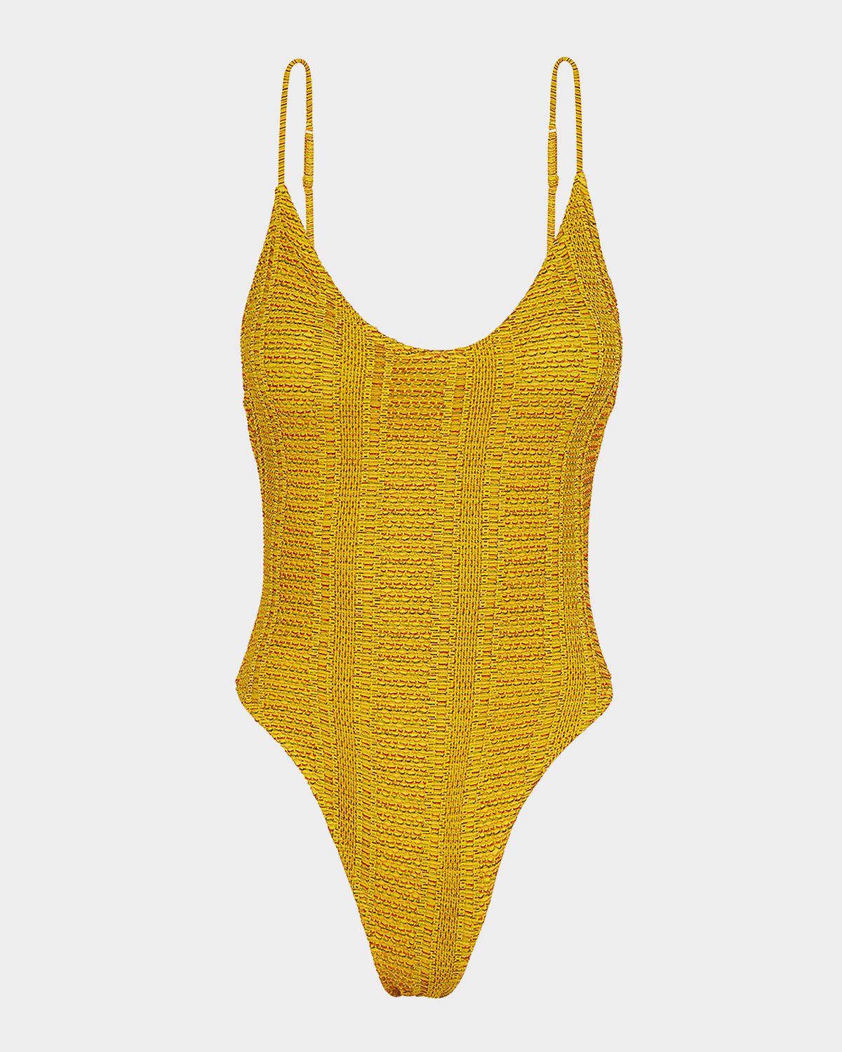 Vix Solid Bailey Brazilian One-Piece Swimsuit