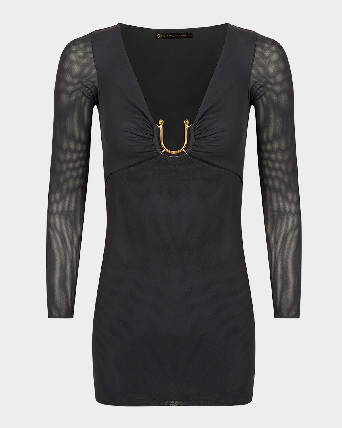 Vix Solid Riley Mini Dress