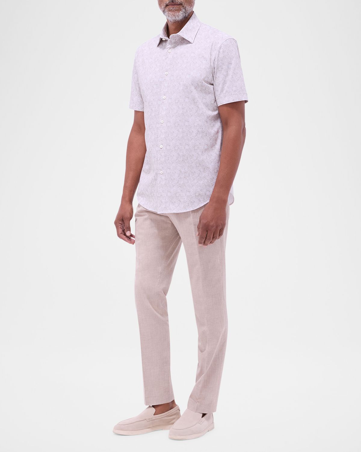 Bugatchi Men 's OoohCotton Miles Sport Shirt