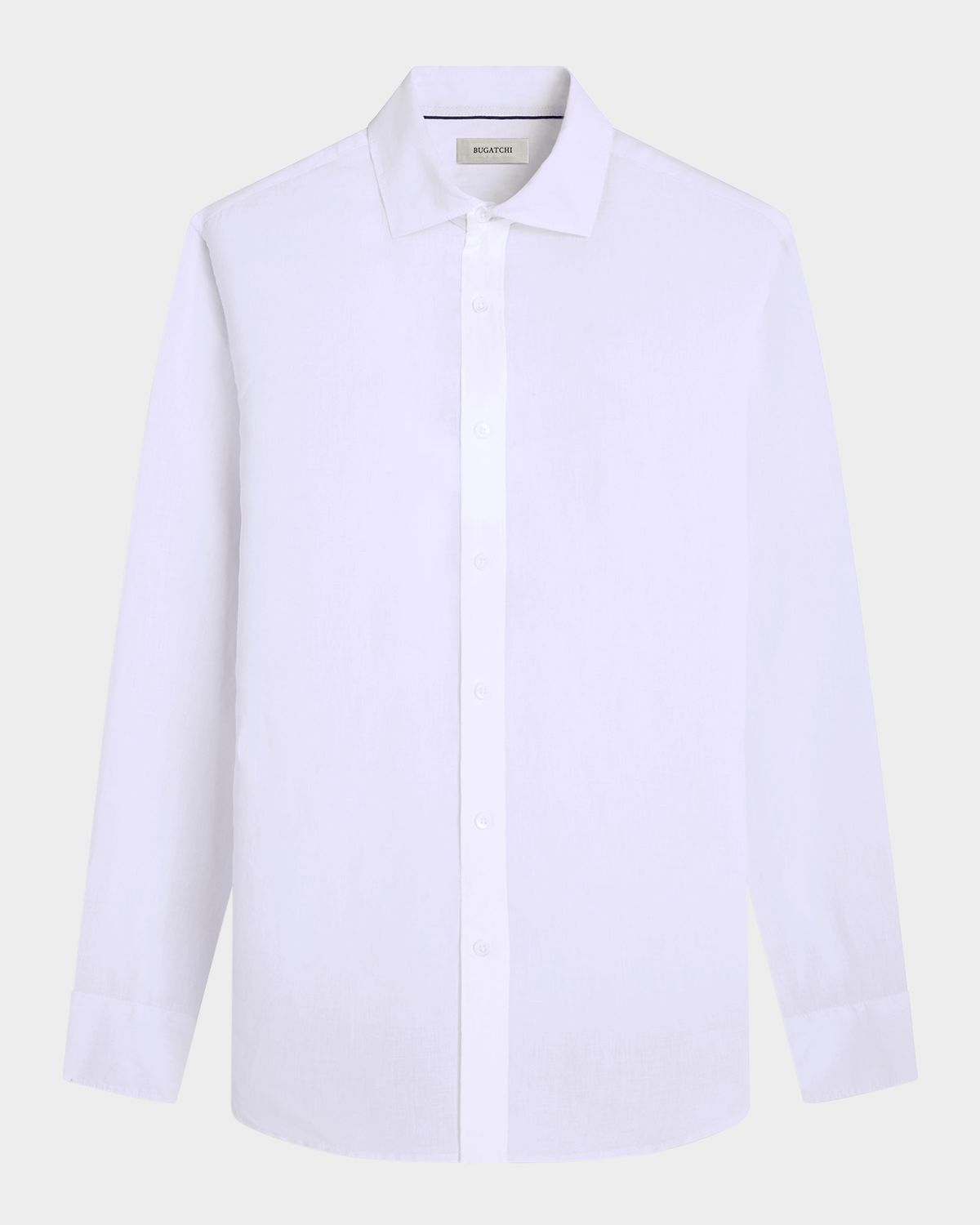 Bugatchi Men 's Axel Long-Sleeve Linen Sport Shirt