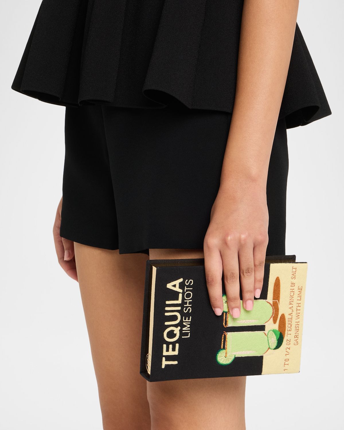 Olympia Le-Tan Tequila Shots Book Clutch Bag