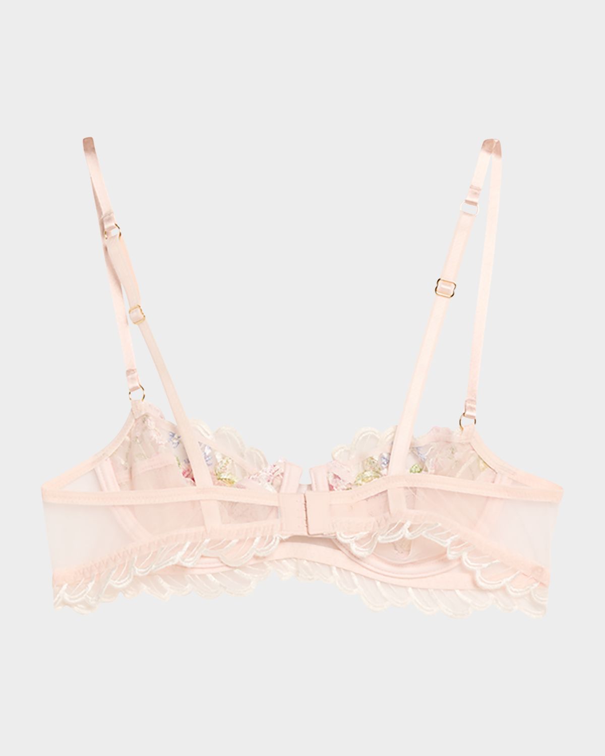 Lise Charmel Libertine en Fleurs Embroidered Tulle Demi Bra