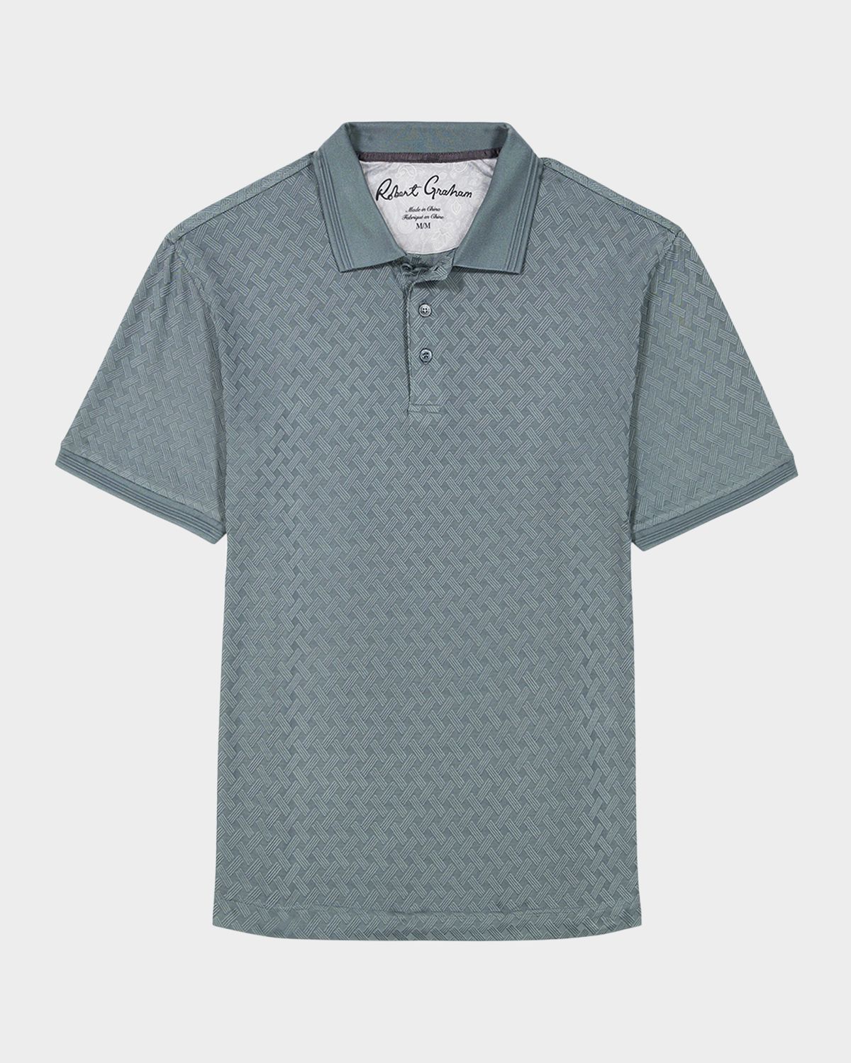 Robert Graham Men 's Elias Jacquard Polo Shirt