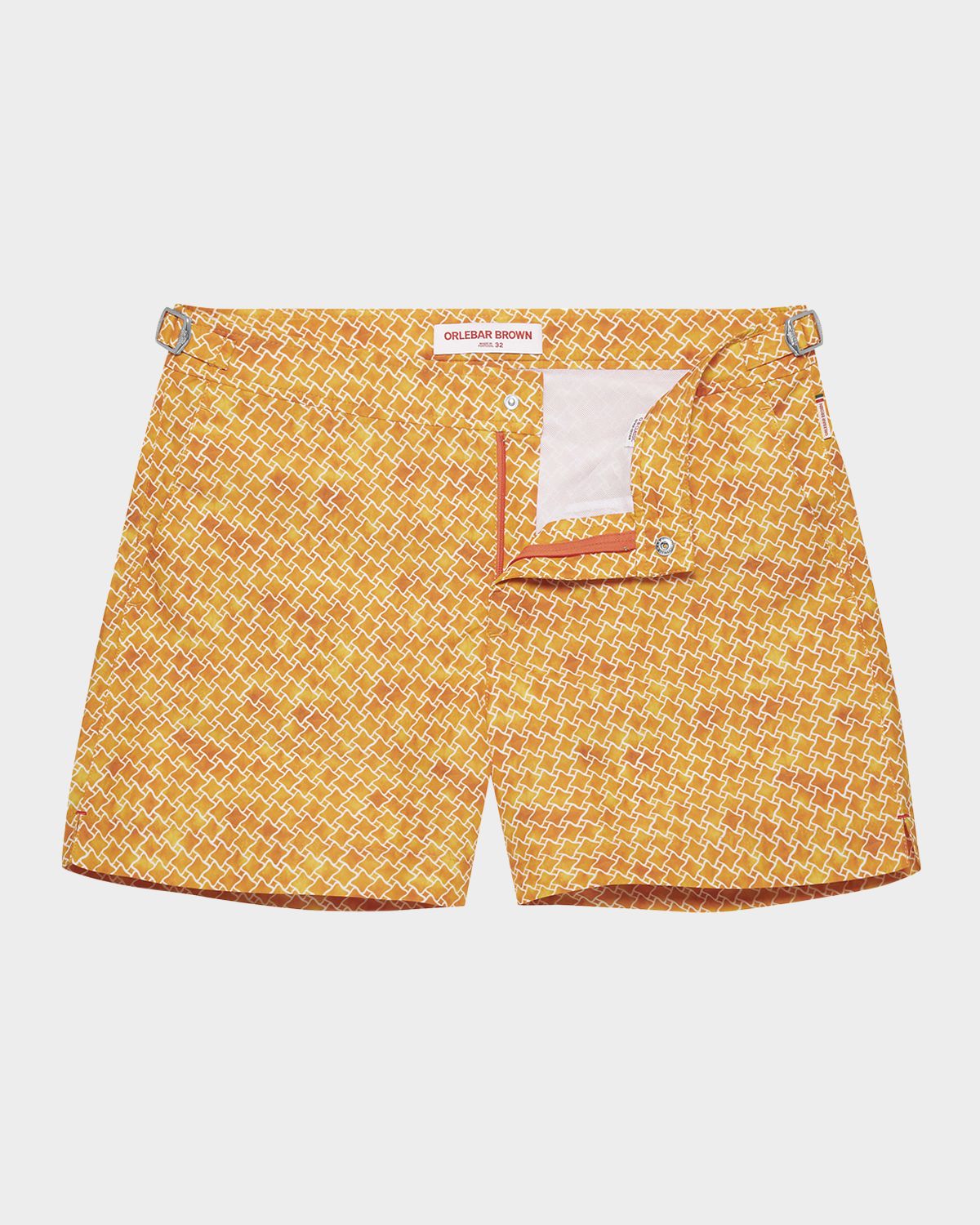 Orlebar Brown Men 's Setter Geo-Print Swim Shorts