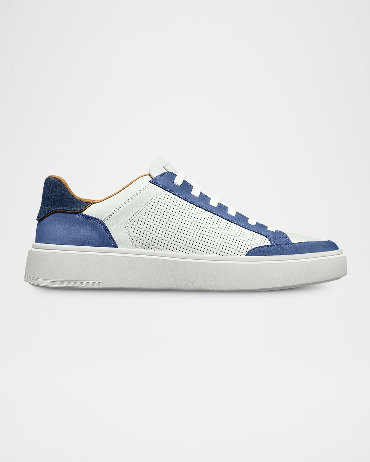 Allen Edmonds Men 's Oliver Perforated Leather Slip-On Sneakers