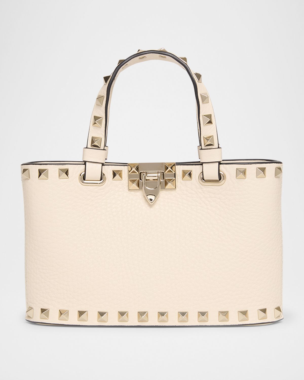 Valentino Garavani Rockstud Mini Leather Tote Bag