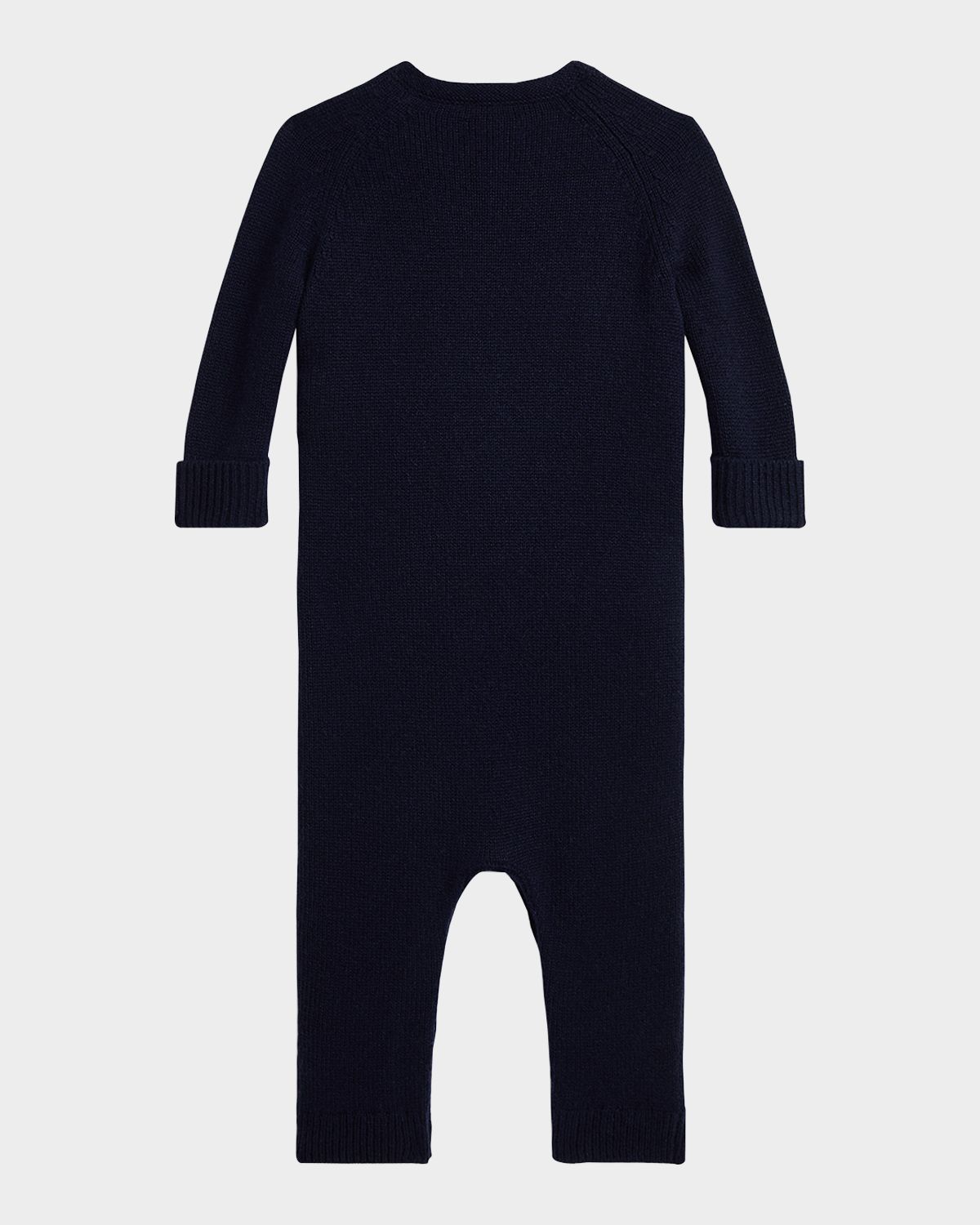 Polo Ralph Lauren Boy 's American Flag Cashmere Romper, Size Newborn-12M