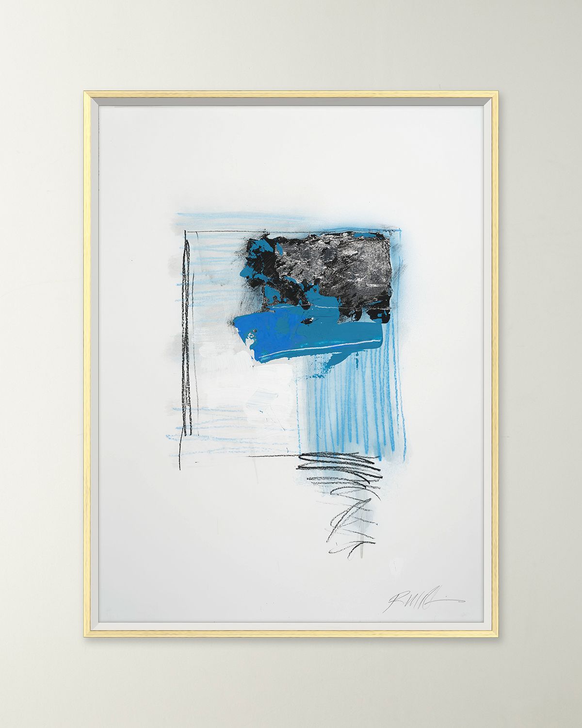 RFA Fine Art "Blue Lines 2" Giclee on Paper by Robert Robinson | Thumbnail 3 RFA Fine Art "Blue Lines 2" Giclee on Paper by Robert Robinson | Thumbnail 3