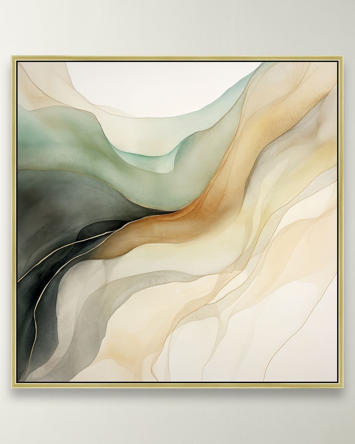 Prestige Arts "Guilded Greens 4" Framed Giclee | Thumbnail 3 Prestige Arts "Guilded Greens 4" Framed Giclee | Thumbnail 3