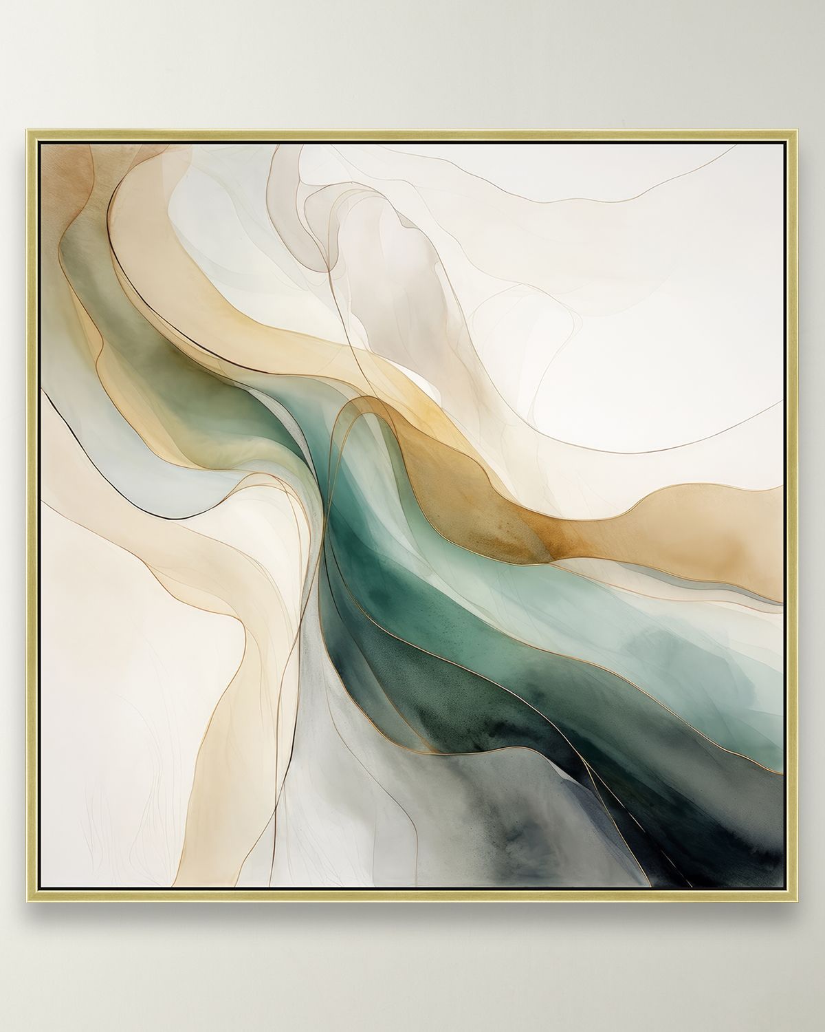 Prestige Arts "Guilded Greens 3" Framed Giclee | Thumbnail 3