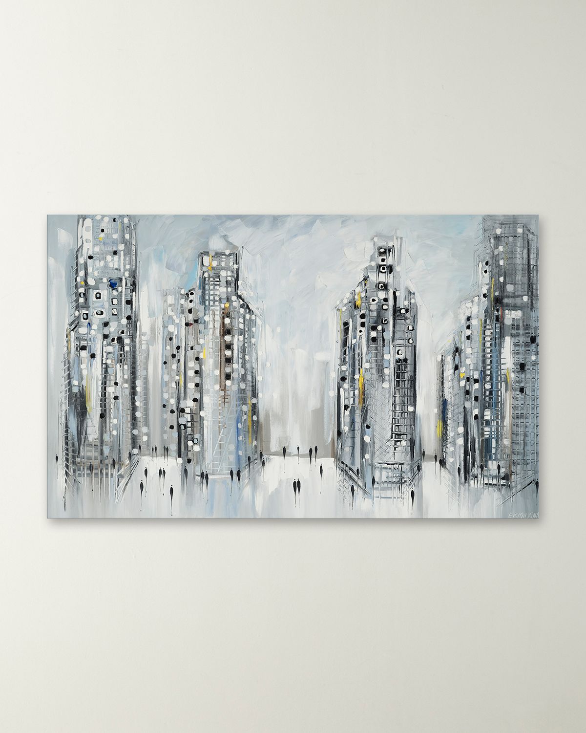 RFA Fine Art "City Street Scene, 2024" Hand-Embellished Giclee by Ekaterina Ermilkina | Thumbnail 3