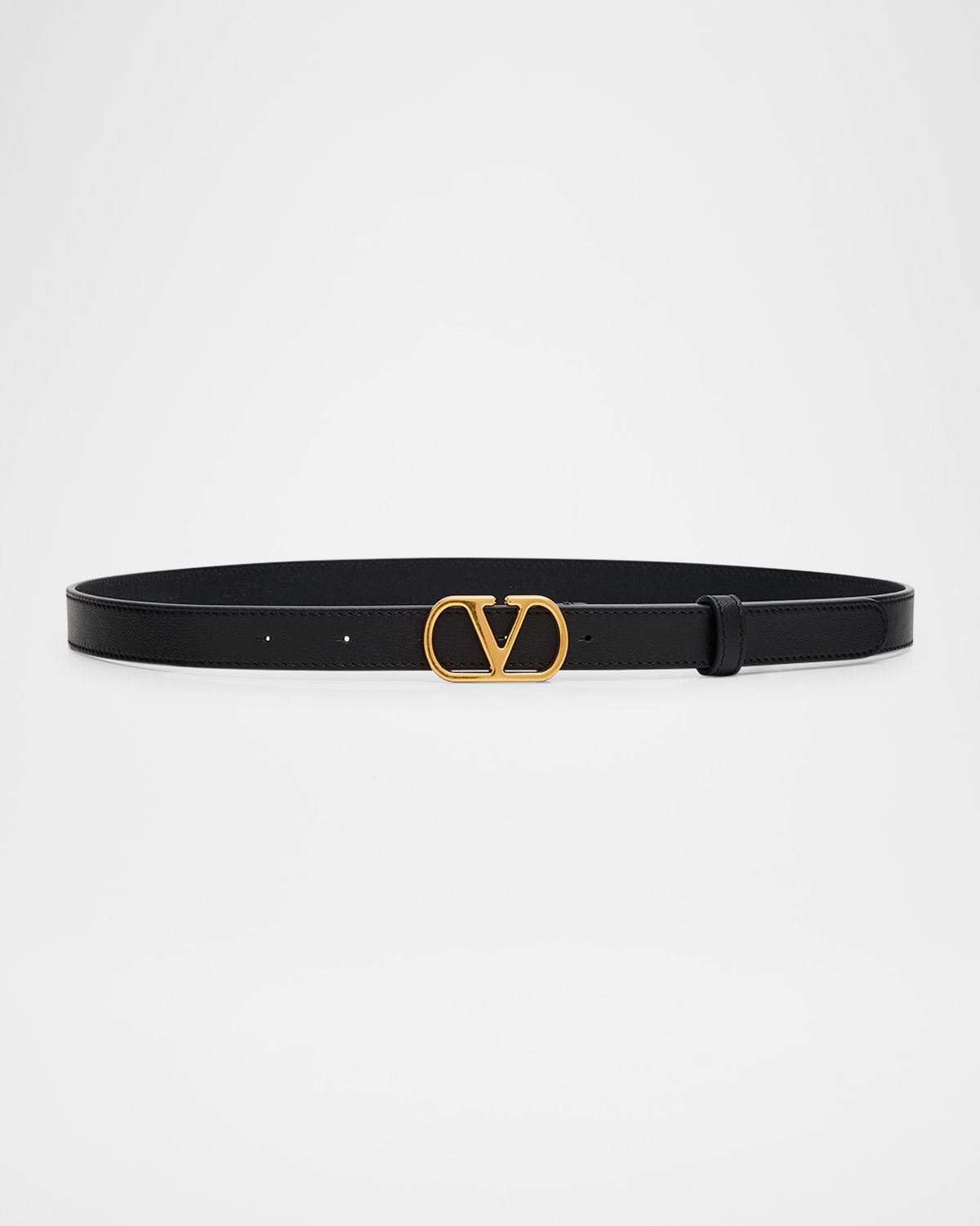 Valentino Garavani VLogo Signature Leather Belt, 20mm