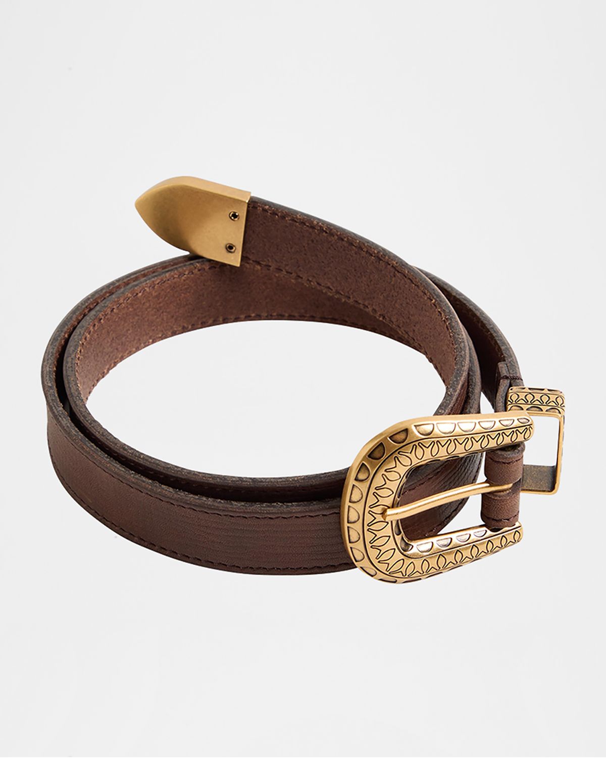 Valentino Garavani VLogo Signature Engraved Leather Belt, 20mm | Thumbnail 5 Valentino Garavani VLogo Signature Engraved Leather Belt, 20mm | Thumbnail 5