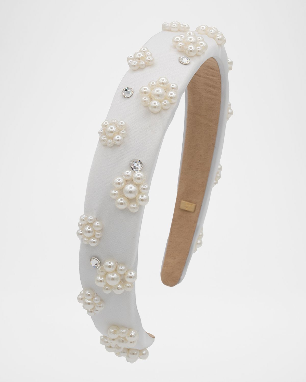 Bari Lynn Girl 's Satin Flower Headband