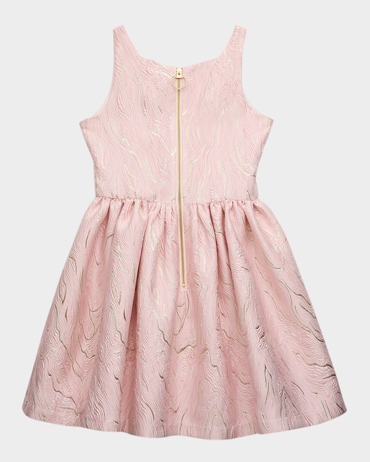 Zoe Girl 's Rosalie Sleeveless Sweetheart Jacquard Dress, 7-16