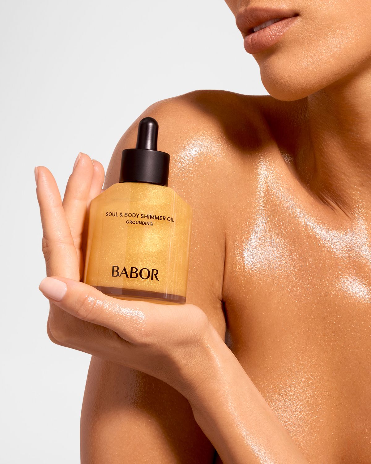 BABOR Soul and Body Shimmer Body Oil, Grounding - 3.4 oz.