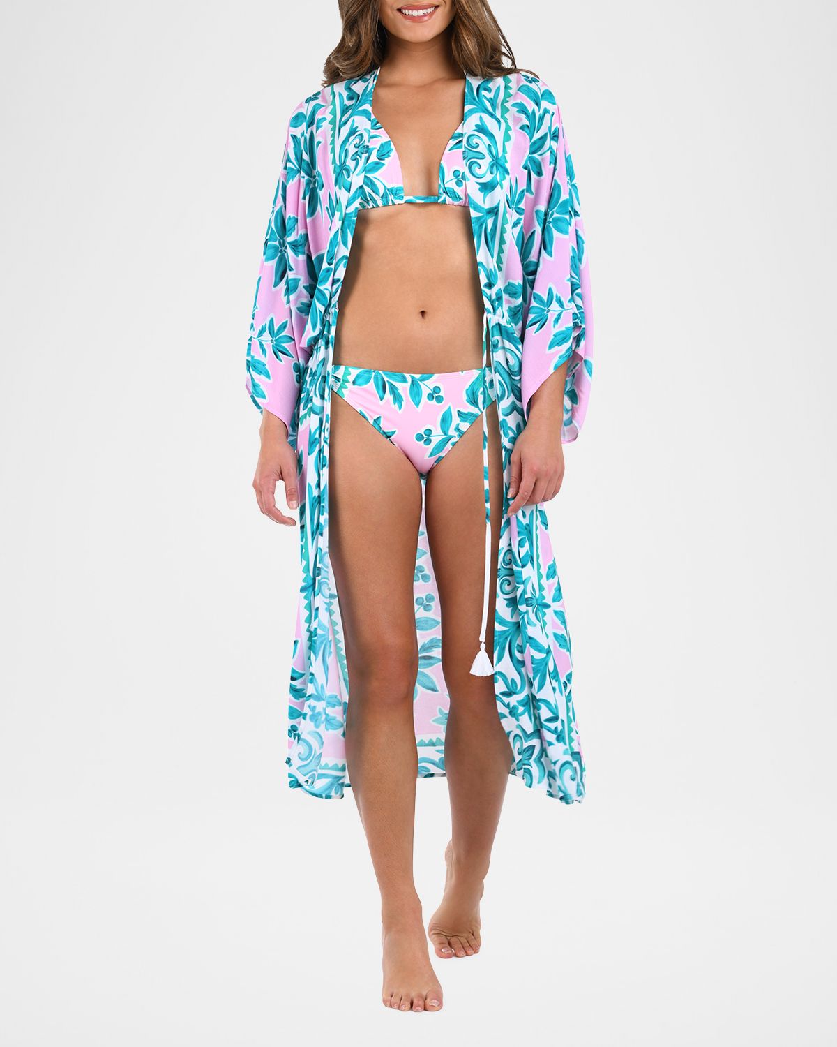 La Blanca Opulent Tie-Front Kimono | Thumbnail 2 La Blanca Opulent Tie-Front Kimono | Thumbnail 2