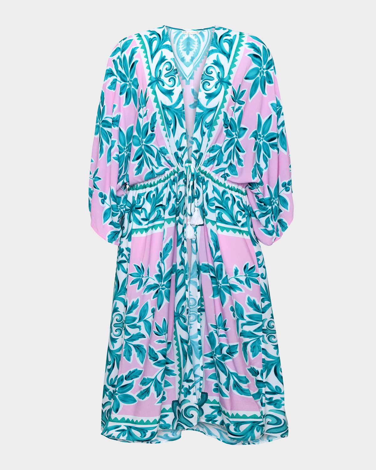 La Blanca Opulent Tie-Front Kimono - Women's Clothing