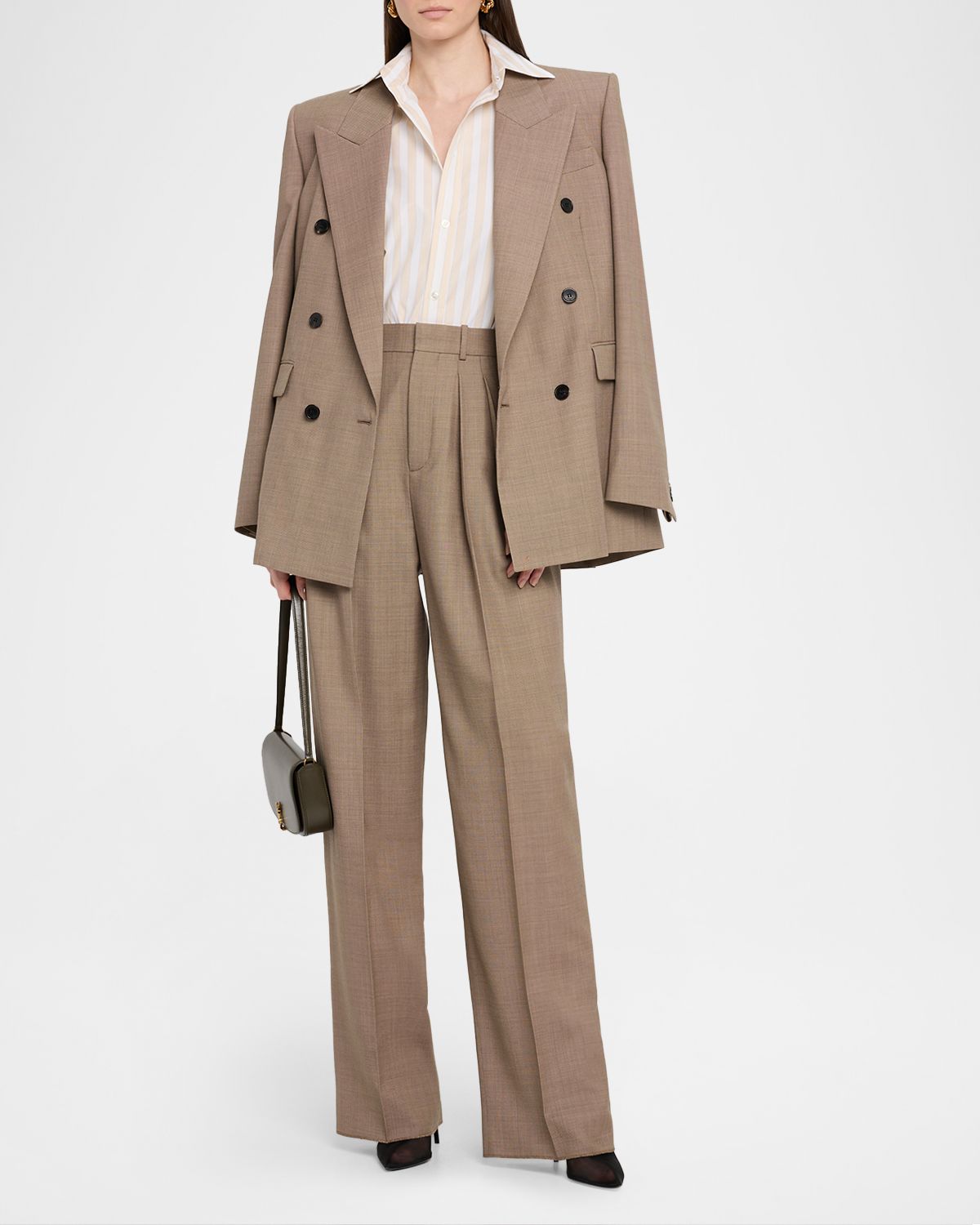 Saint Laurent Double-Breasted Blazer