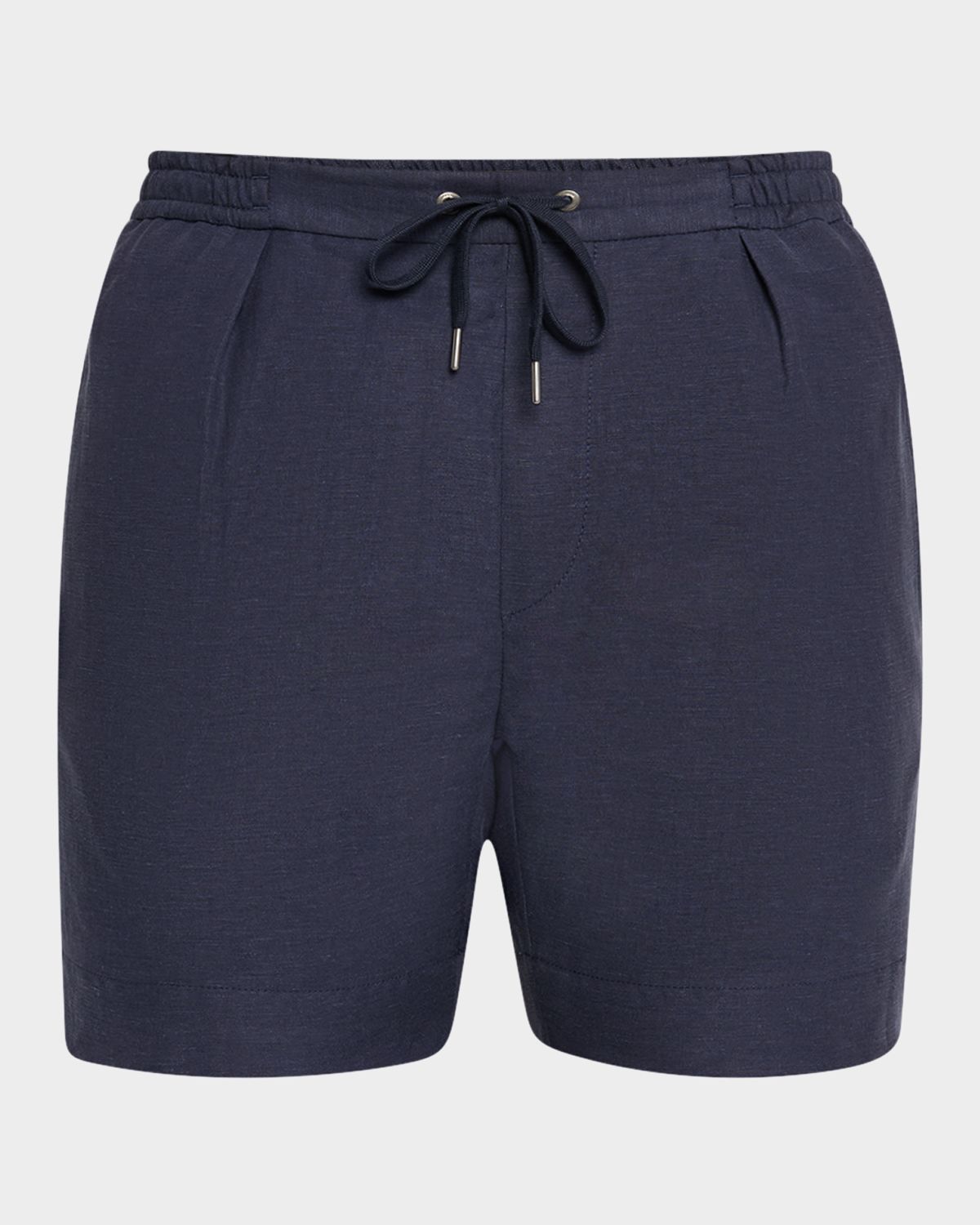 Ralph Lauren Purple Label Men 's Hand-Tailored Pleated Drawstring Shorts