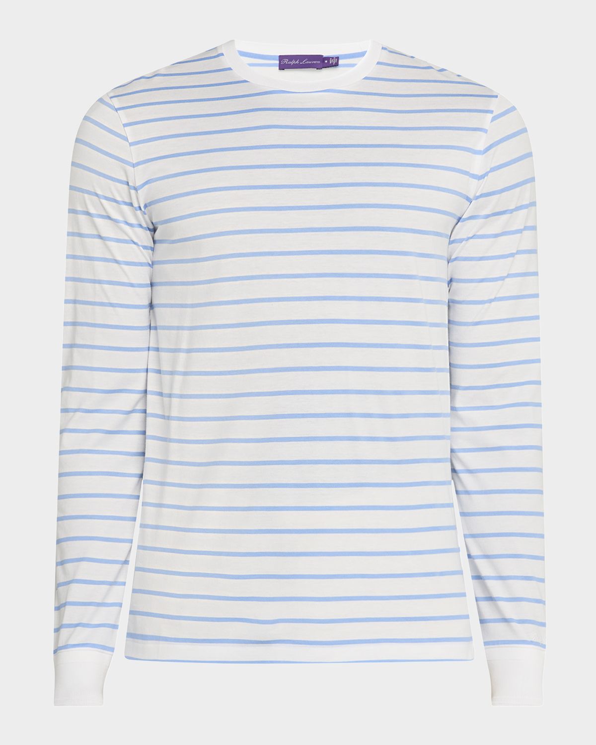 Ralph Lauren Purple Label Men 's Cotton Lisle Striped T-Shirt