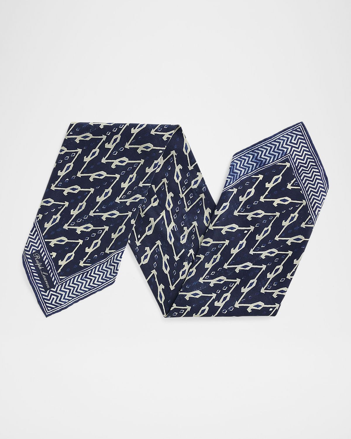 Ralph Lauren Purple Label Men's Silk Habotai Neckerchief