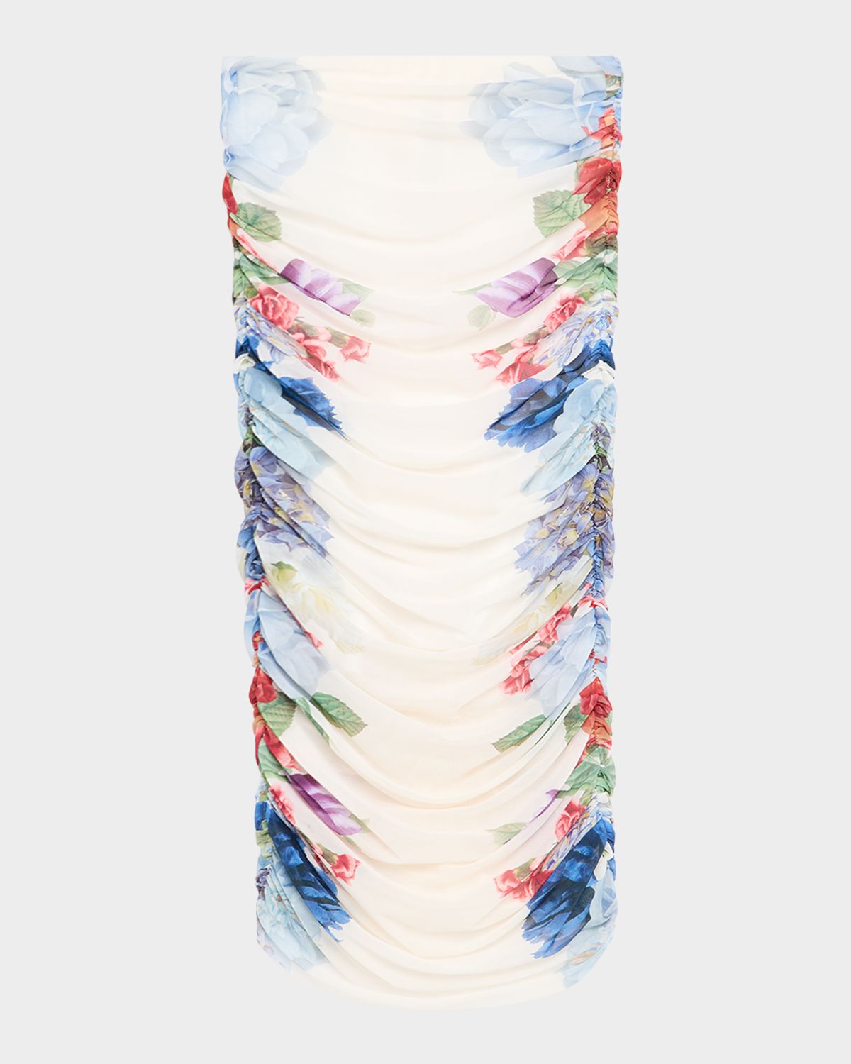 ALICE + OLIVIA Kennah Ruched Midi Skirt | Thumbnail 6