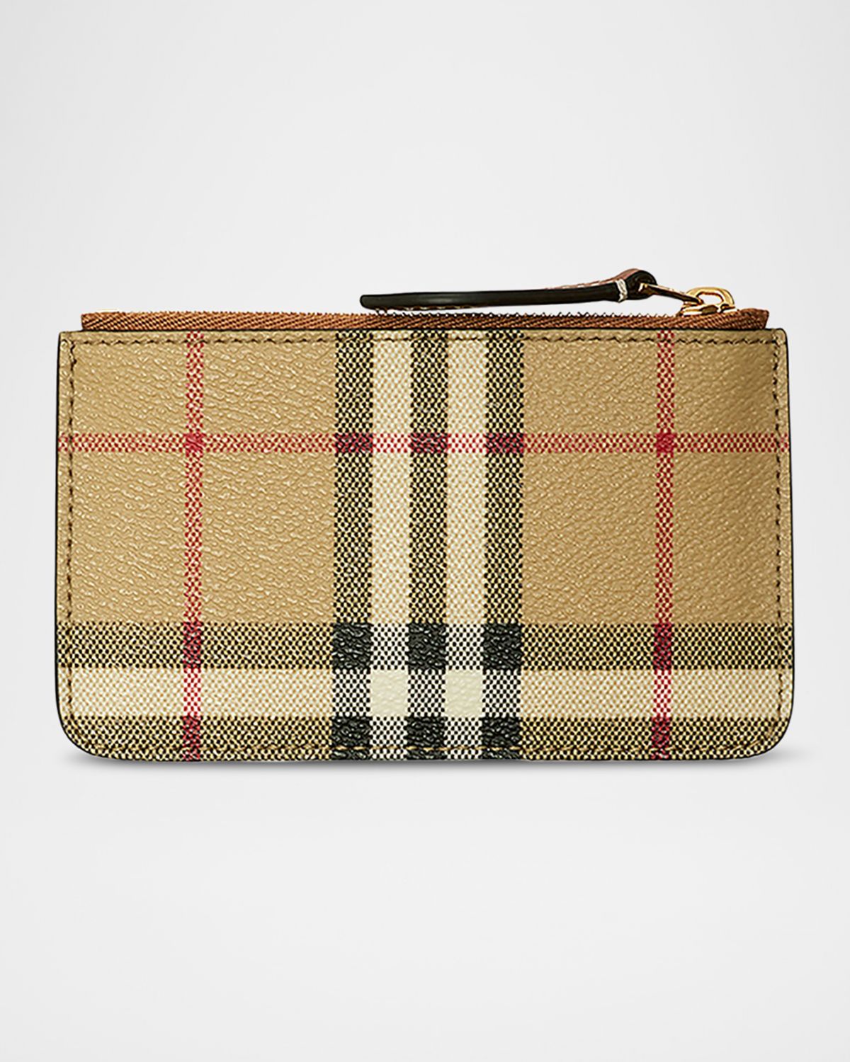 Burberry Kelbrook Check Leather Coin Case