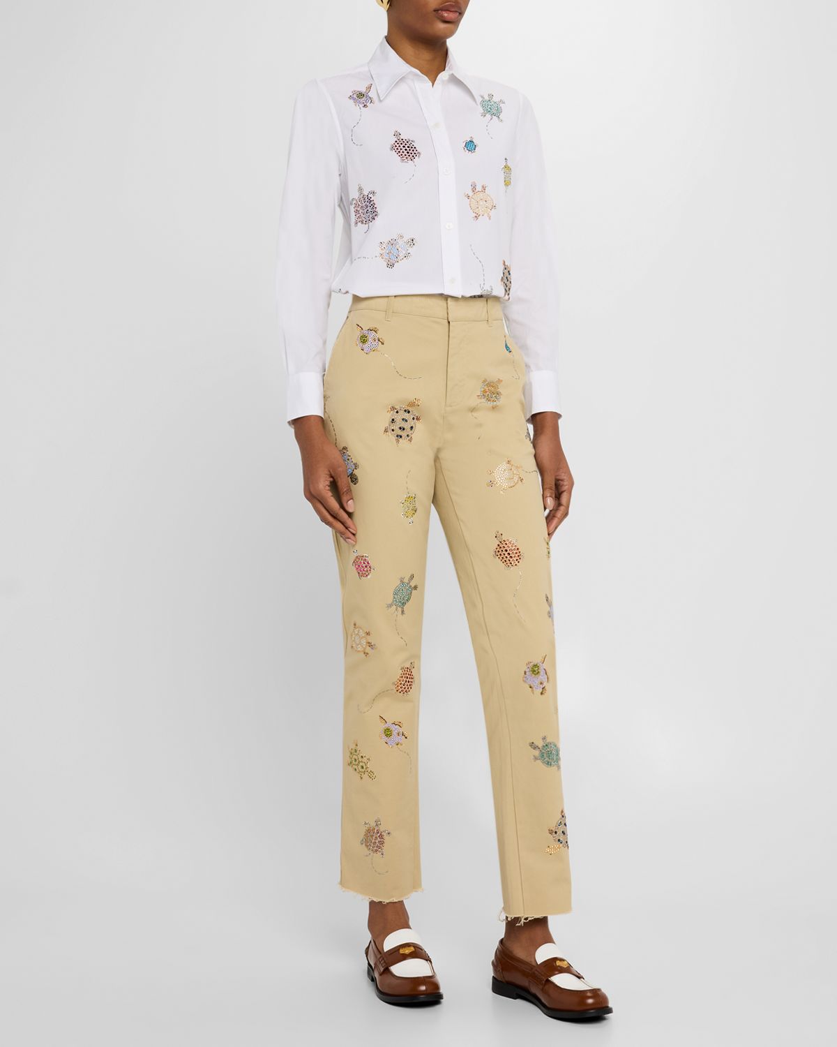 Libertine Turtle Time Embellished New Classic Shirt