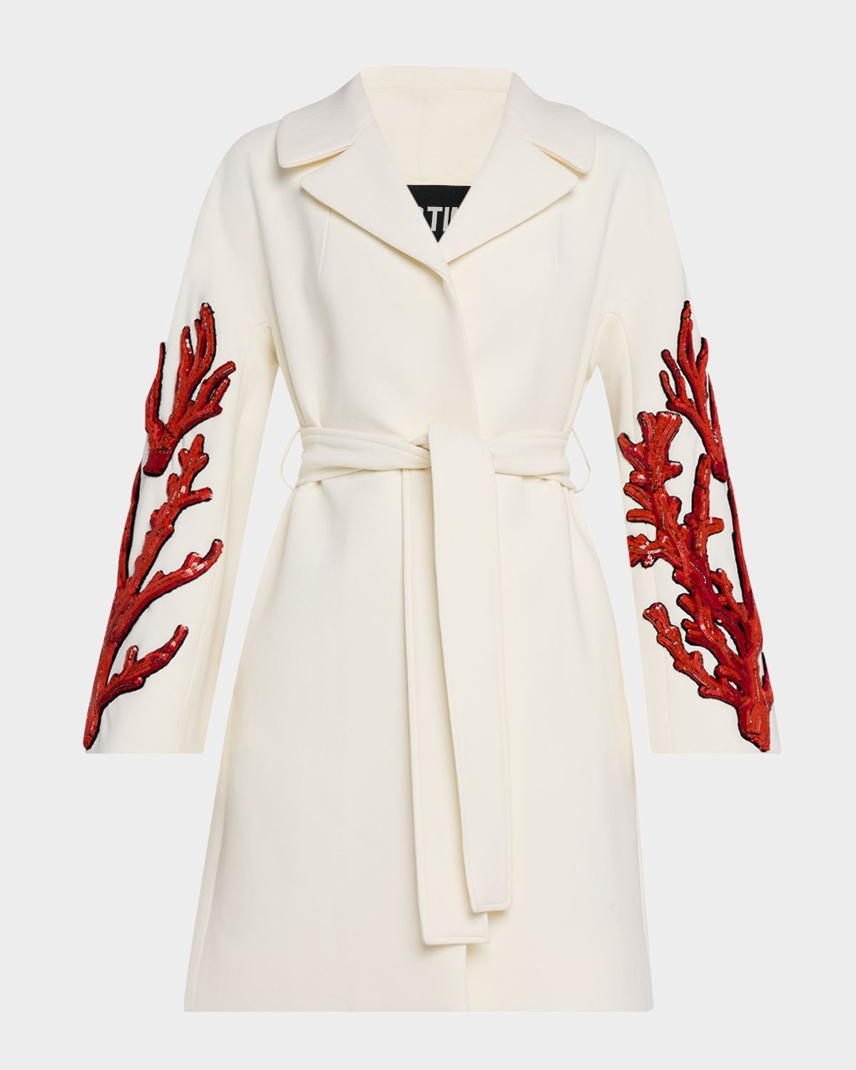 Libertine Coral Patches Vienna Wrap Coat
