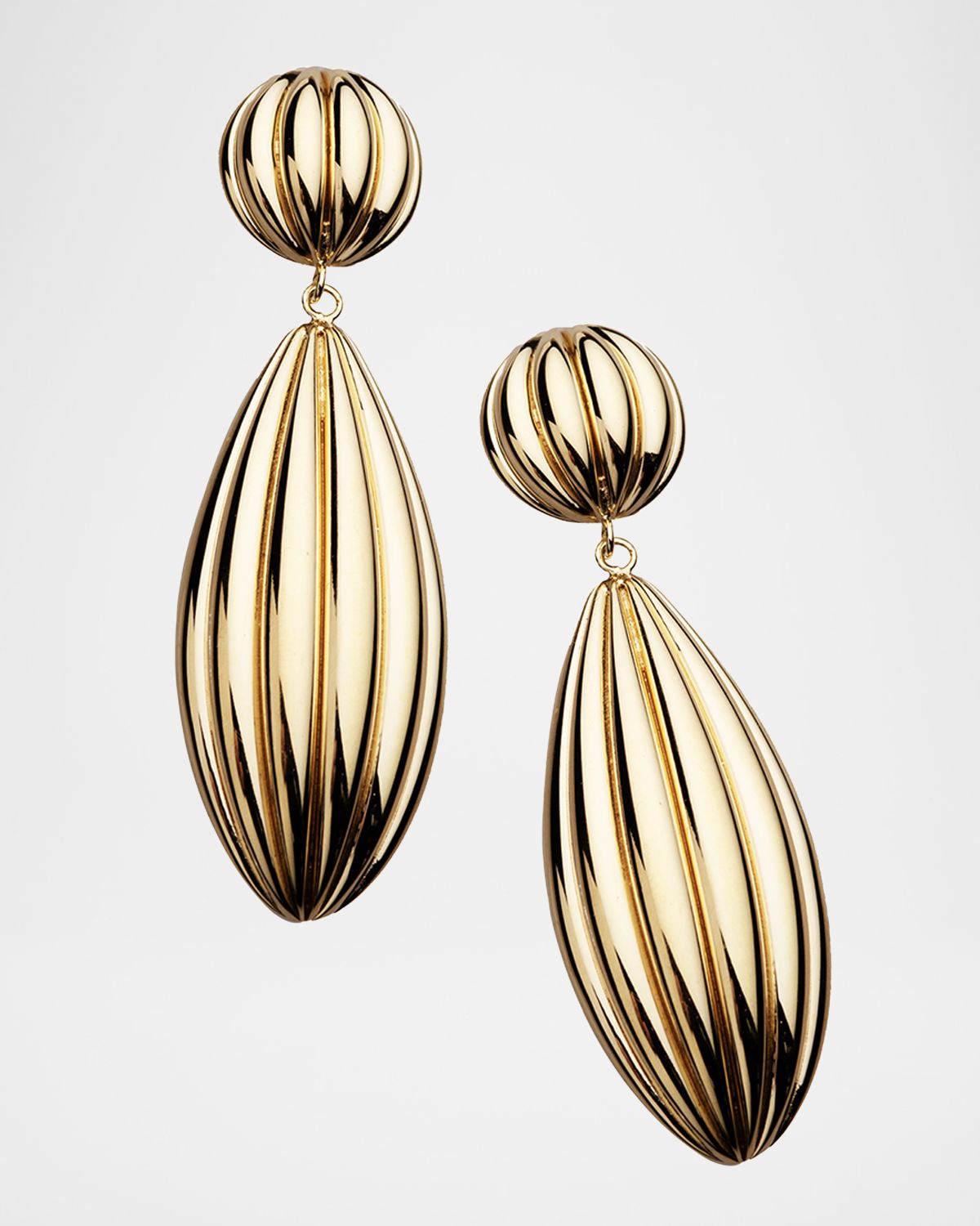 Jennifer Zeuner Lucinda Fluted Drop Earrings