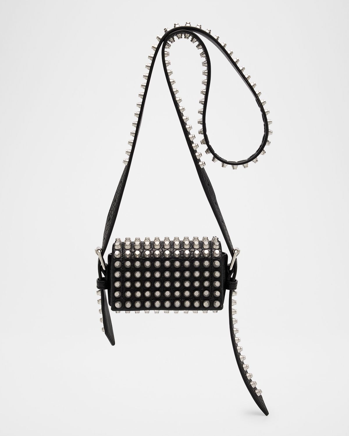 Alexander Wang Ricco Mini Flap Leather Crossbody Bag