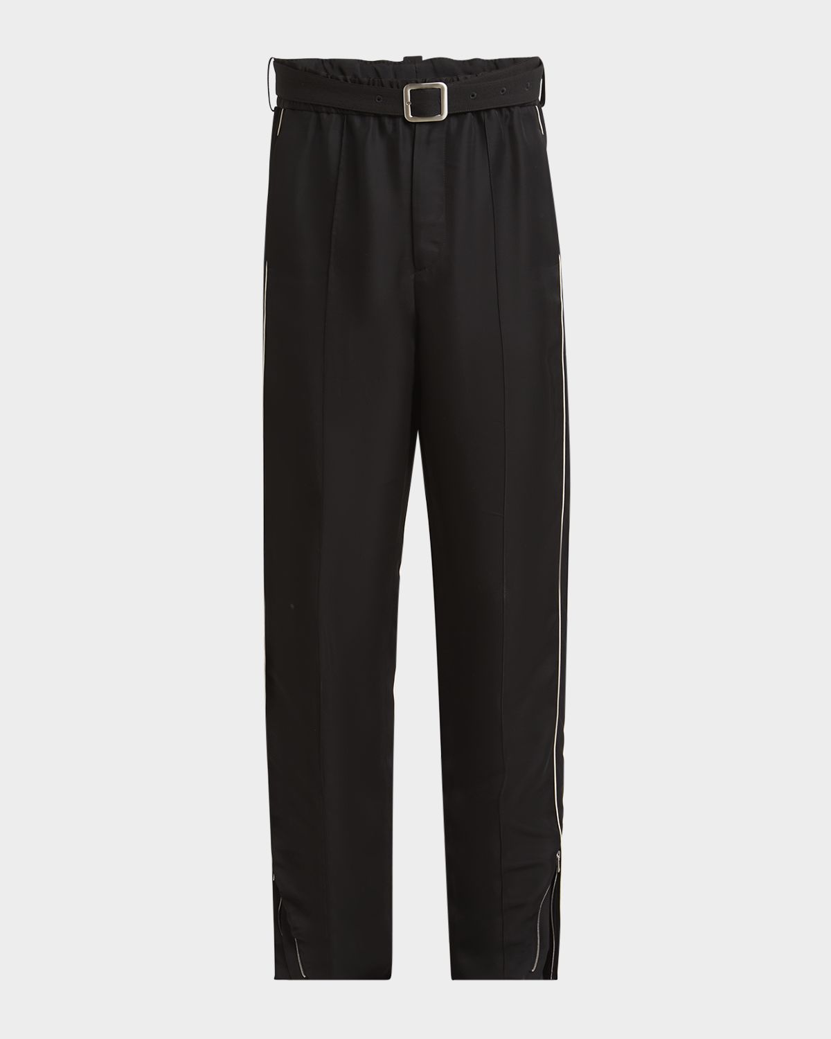 Jil Sander Men 's Relaxed-Fit Trousers with Piping
