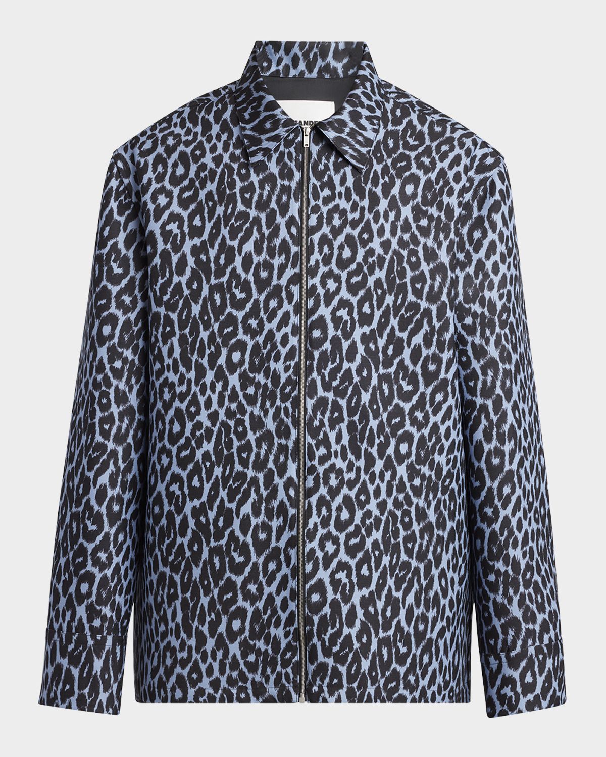 Jil Sander Men 's Cheetah-Print Shirt Jacket