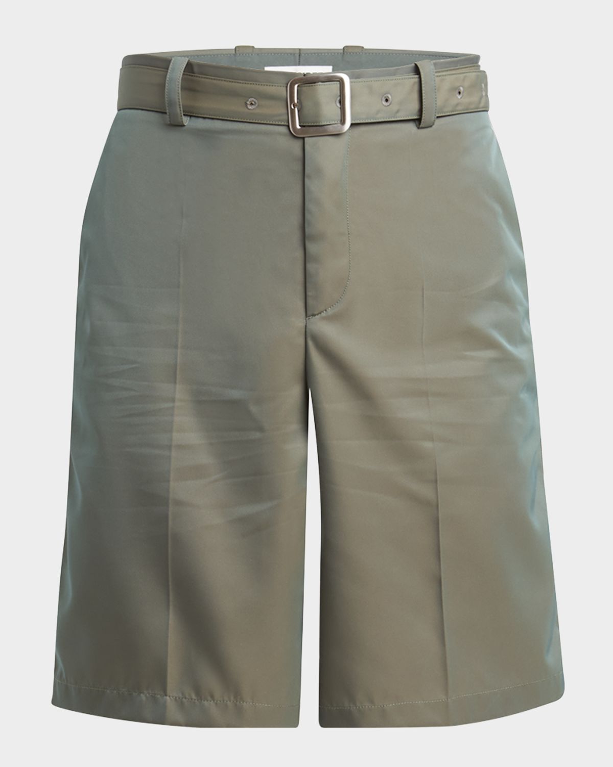 Jil Sander Men 's Glaze Effect Self-Belt Shorts