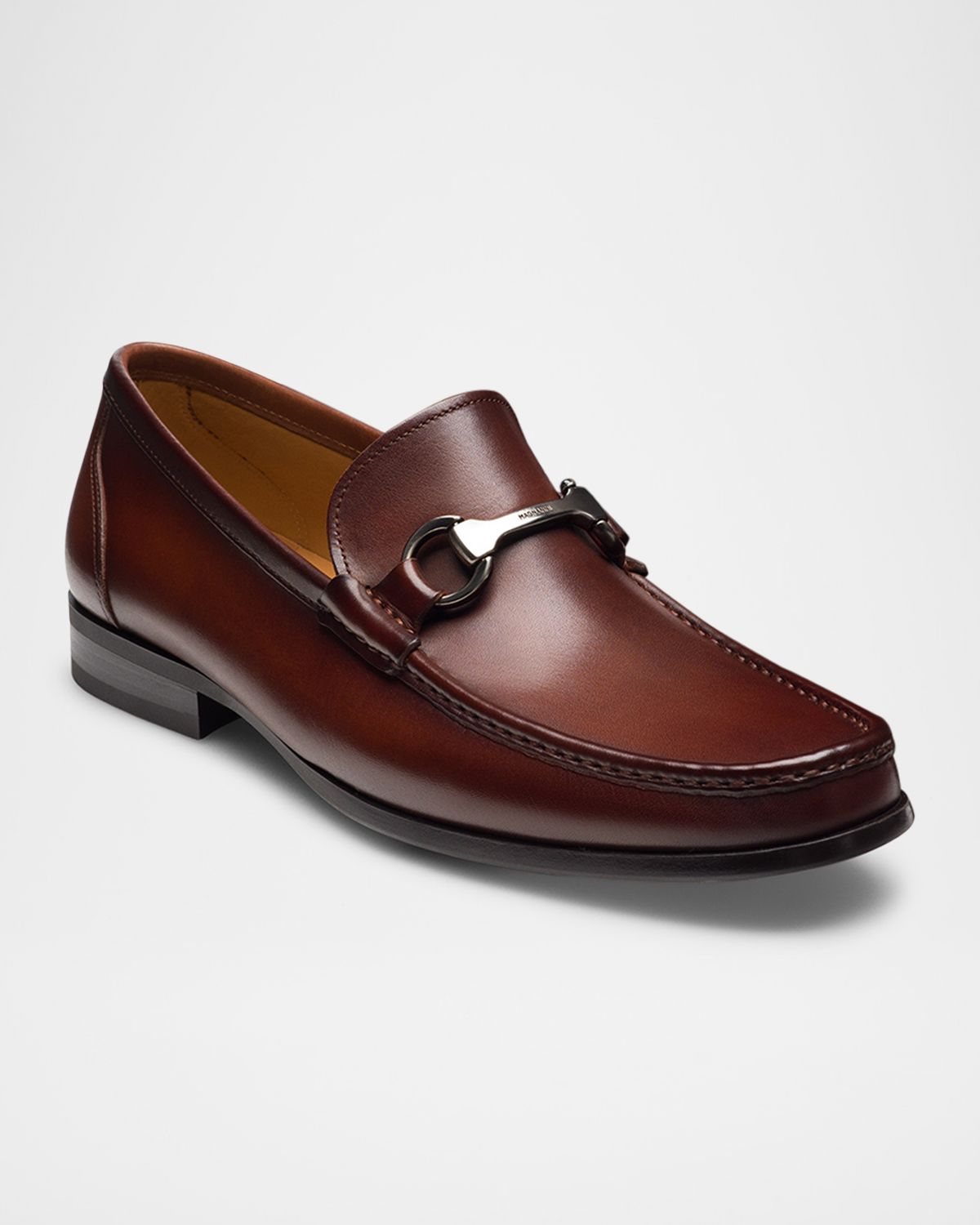 Magnanni Men 's Gentry Calf Leather Bit Loafers