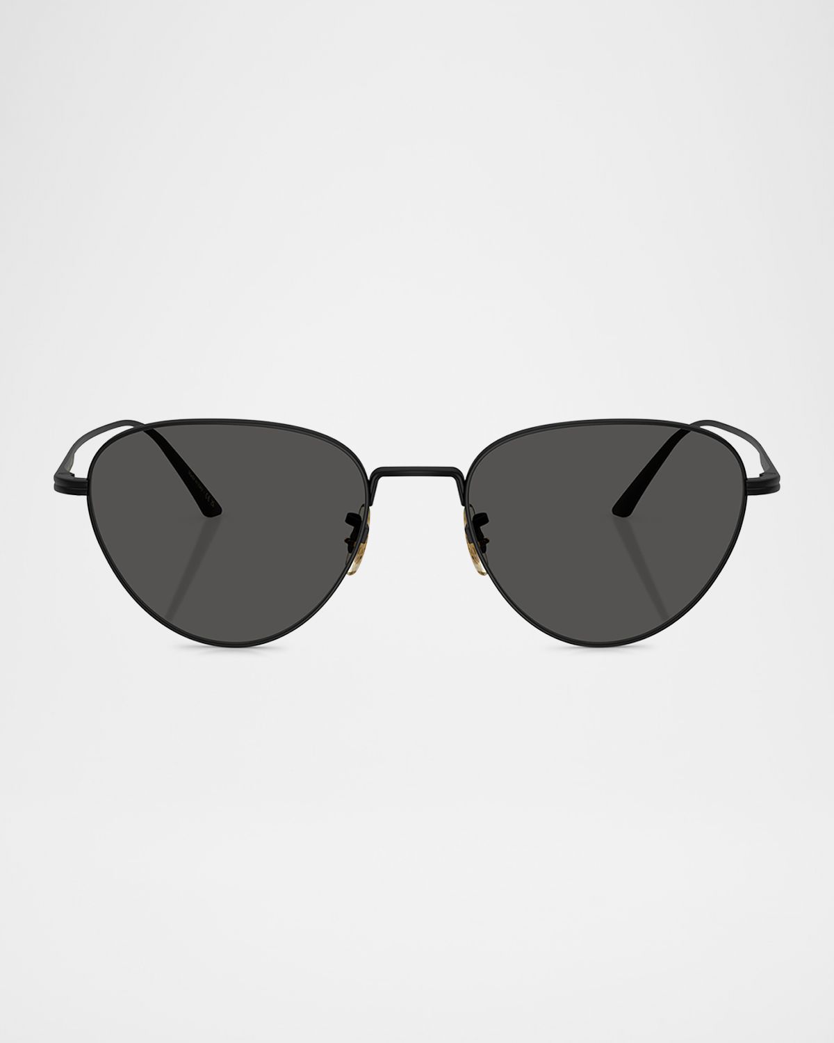 KHAITE x Oliver Peoples 1991C Steel Aviator Sunglasses