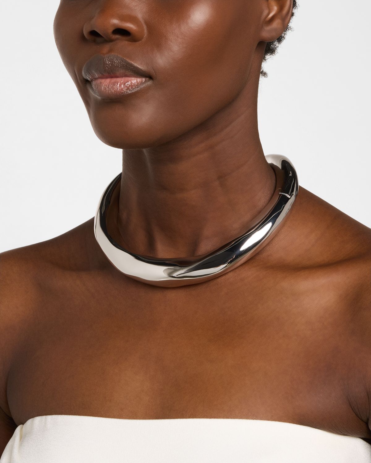 Alexis Bittar Molten Hinge Collar Necklace