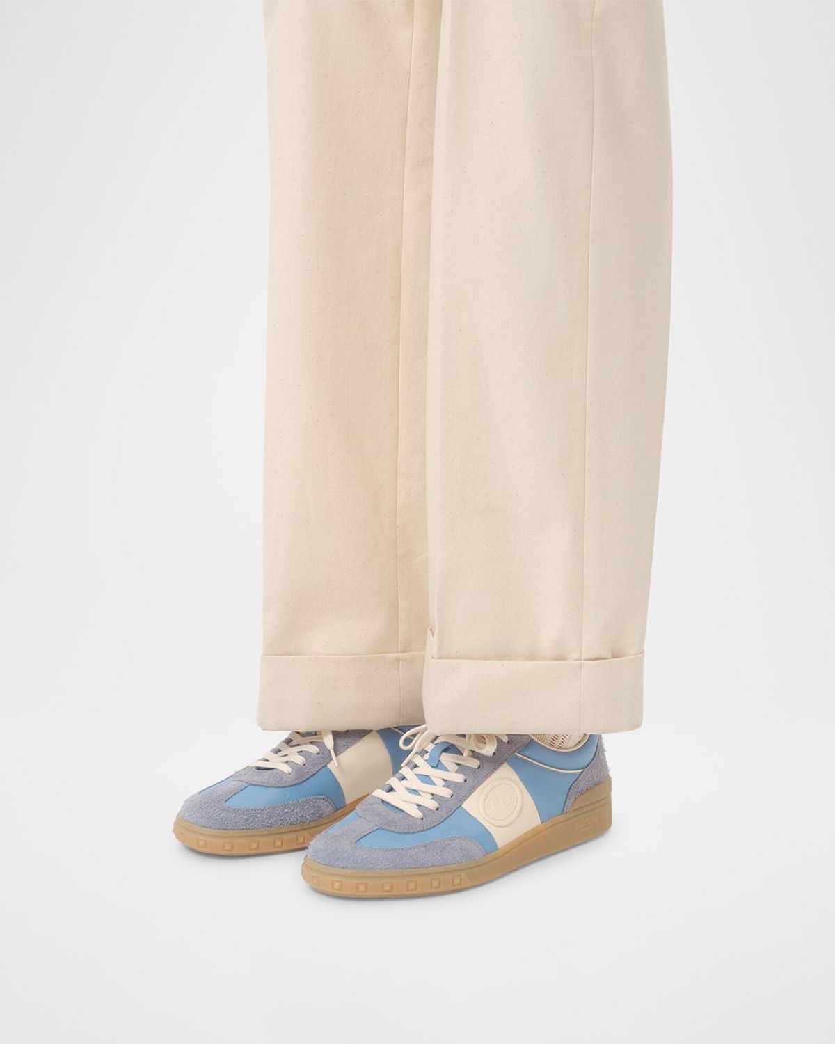 Valentino Garavani Men 's Upvillage Low-Top Leather Sneakers