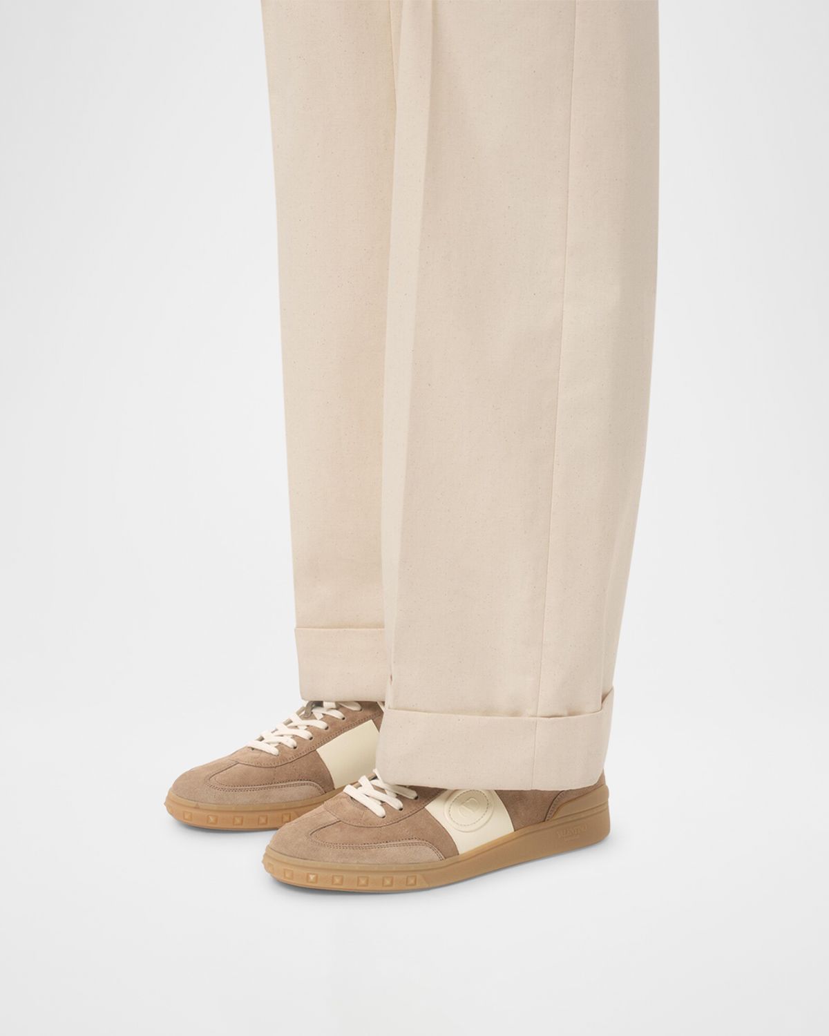 Valentino Garavani Men 's Upvillage Low-Top Leather Sneakers