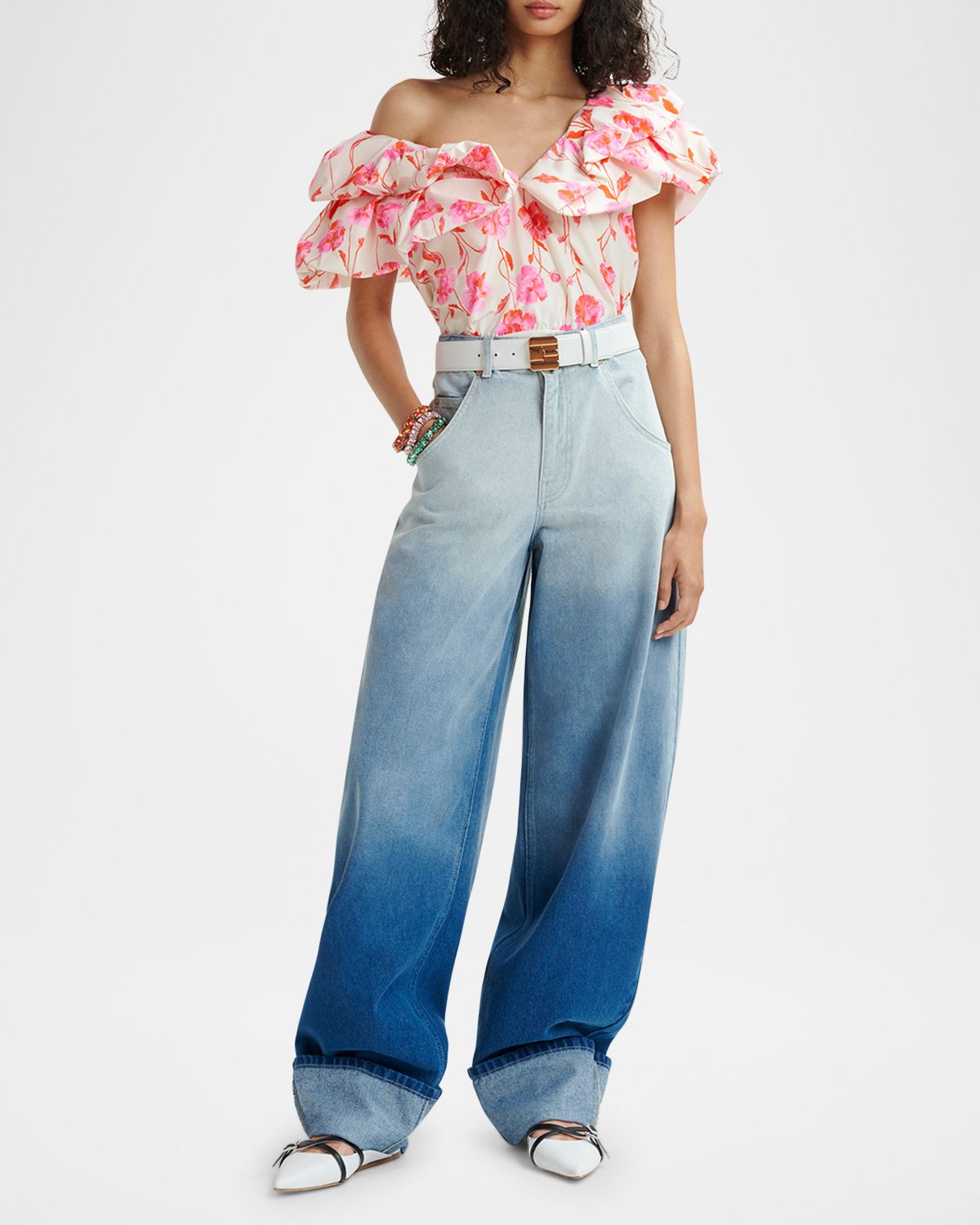 Essentiel Antwerp Hillary Voluminous Ruffle Bodysuit