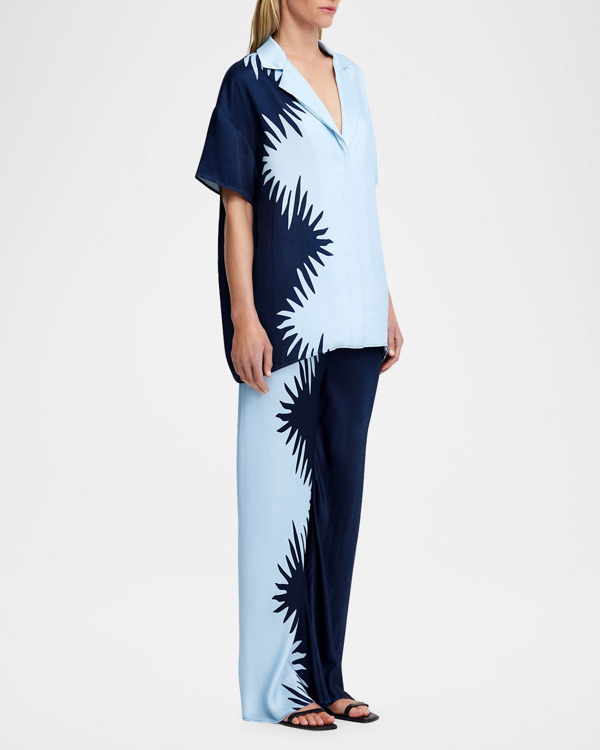 Significant Other Flossie Printed Short-Sleeve Shirt