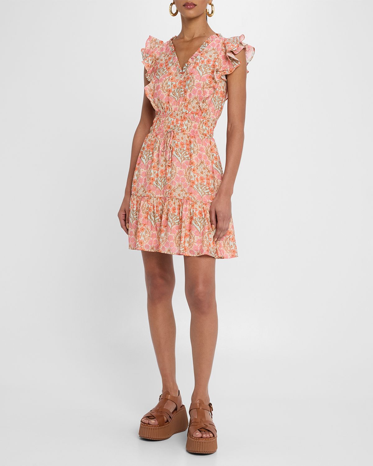 PAIGE Muriel Floral Mini Dress