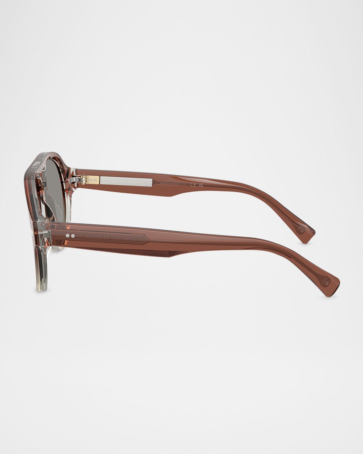 Brunello Cucinelli Acetate Aviator Frames