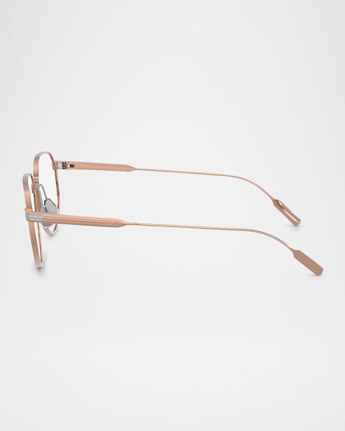 Brunello Cucinelli BC1008T Blue Light Geometric Glasses