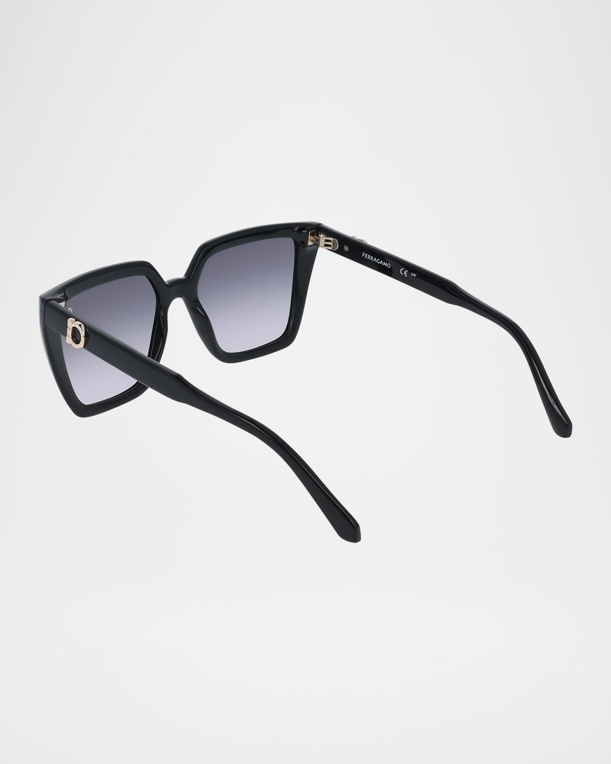 Ferragamo Gancino Square Acetate Sunglasses