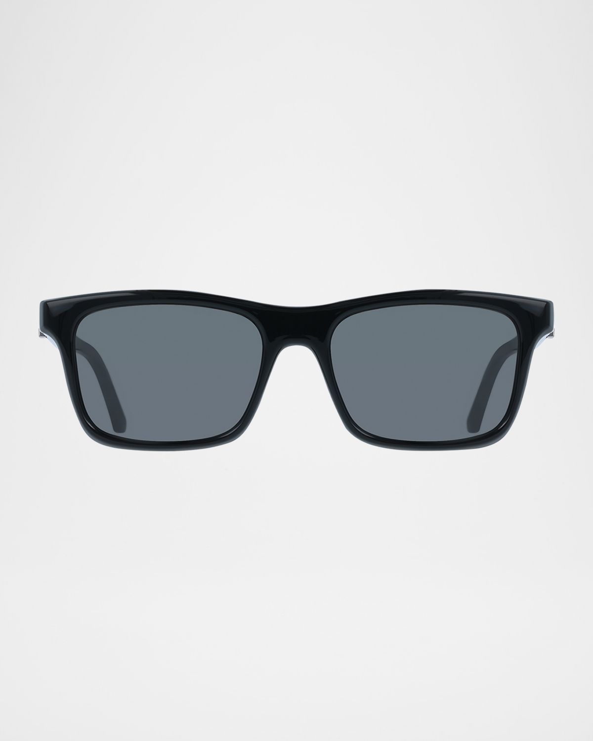 Ferragamo Men 's Gancino Acetate Rectangle Sunglasses