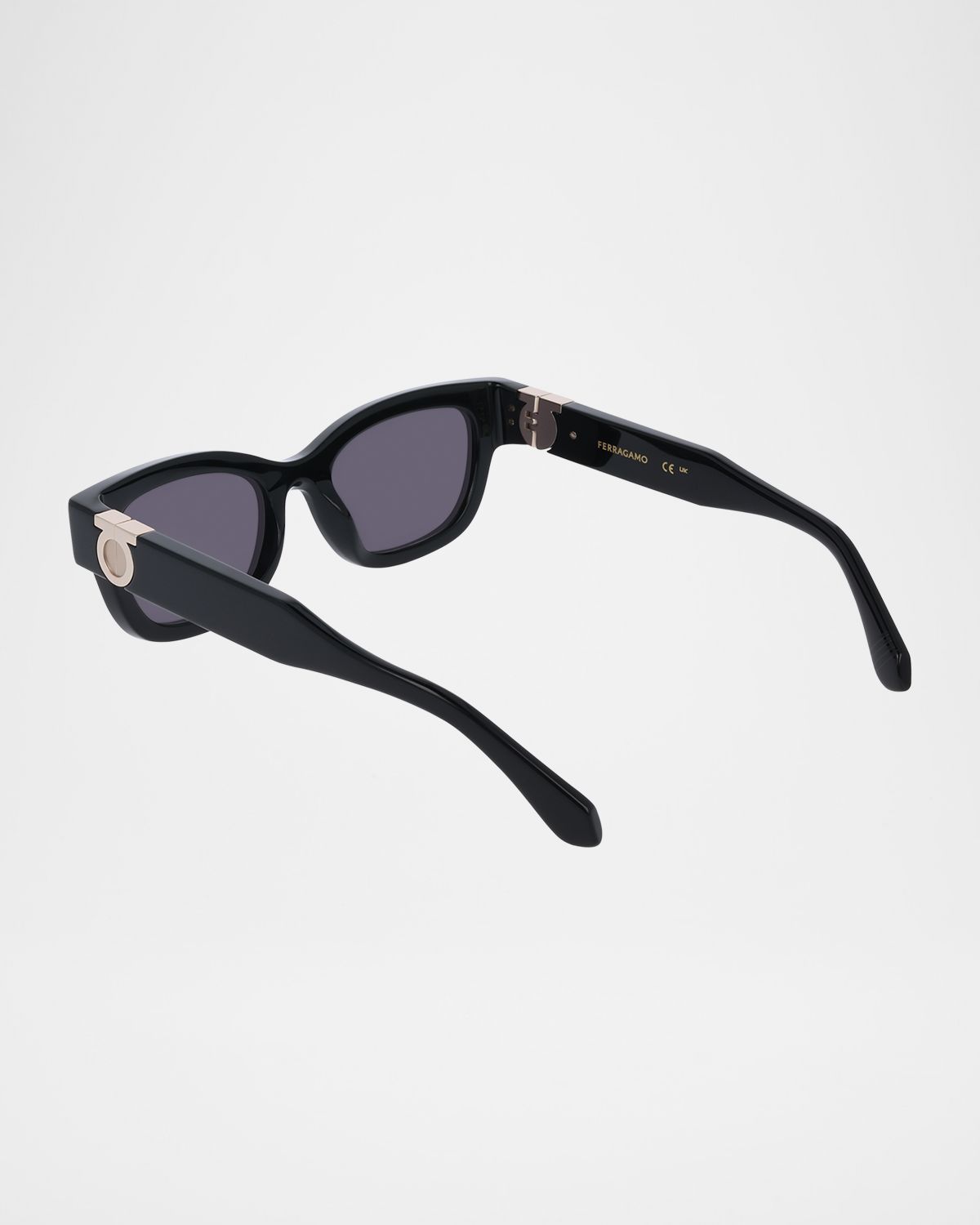 Ferragamo Gancino Rectangle Acetate Sunglasses