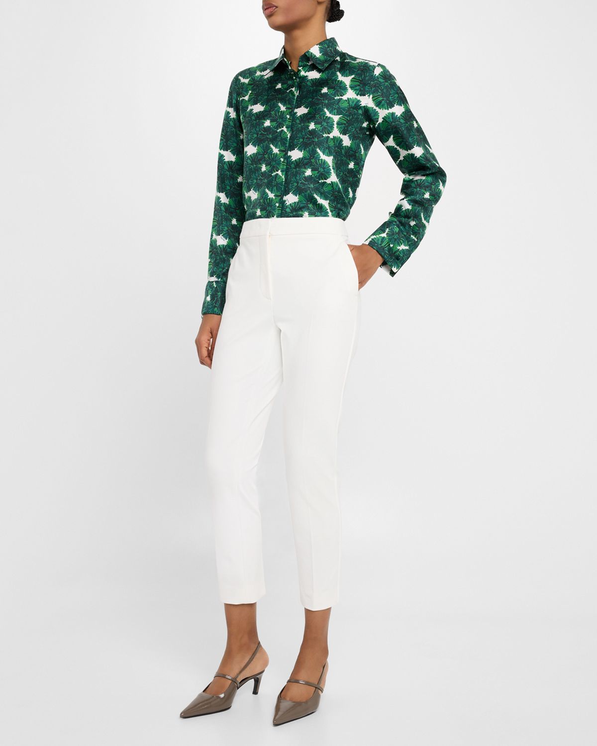 Max Mara Pegno Slim-Leg Ankle Pants